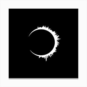 Solar lunar eclipse Canvas Print