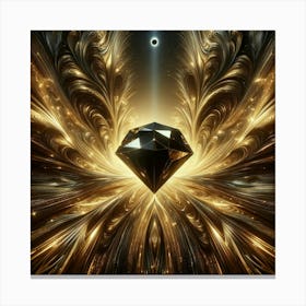 Black Diamond Canvas Print