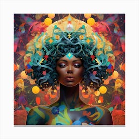 Psychedelic Woman 2 Canvas Print