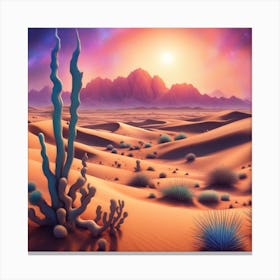 Desert Landscape 18 Canvas Print