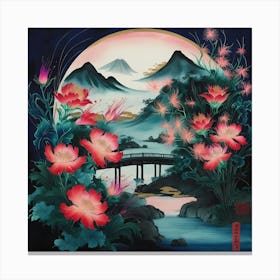 Lotus Flower Canvas Print