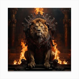 King Of The Lions Canvas Print