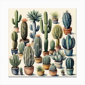 Succulent Splendor Canvas Print