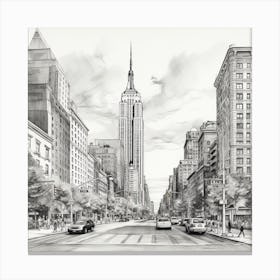 Empire State Building 6 Canvas Print