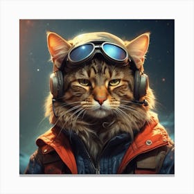 adventurous cat  Canvas Print