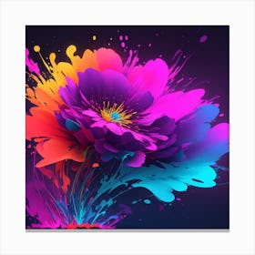 Colorful Flower Canvas Print