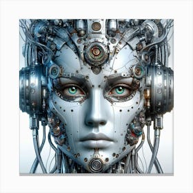 Futuristic Woman Canvas Print