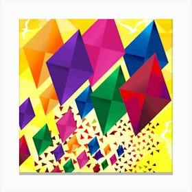 Festival of Kites Canvas Print