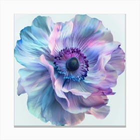 Lila Macro 12 Canvas Print