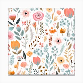 Floral Pattern 3 Canvas Print