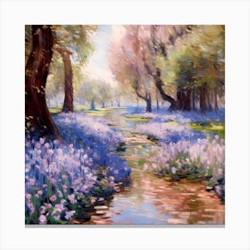 Sculpted Serenade: Blossom Dreamscape Canvas Print