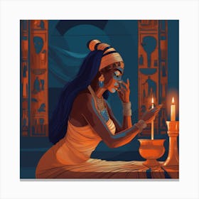 Egyptian Woman 20 Canvas Print