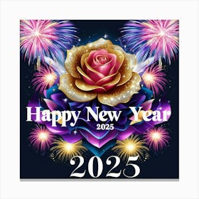 Happy New Year 5 Canvas Print