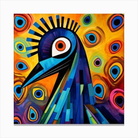 Peacock 1 Canvas Print