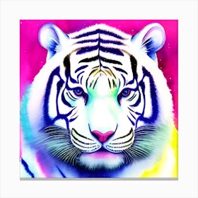 White Tiger 4 Canvas Print