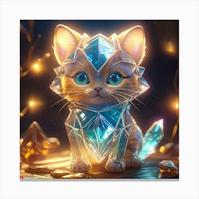 Gatito Canvas Print