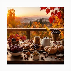 Autumn In The Mountains Canvas Print