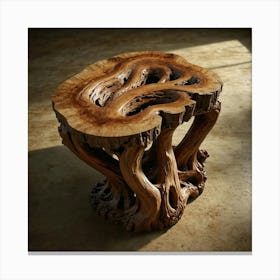 Tree Root Coffee Table Canvas Print