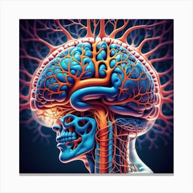 Human Brain 66 Canvas Print