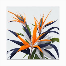 Bird Of Paradise myluckycharm 1 Canvas Print