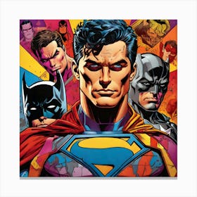 Superheros Canvas Print