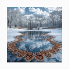 Swan Lake Canvas Print