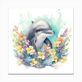 Easter Dolphin Canvas Print