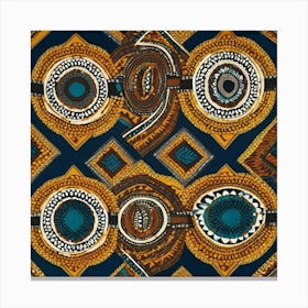 African Scarf Canvas Print