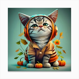 Kitty Cat 2 Canvas Print