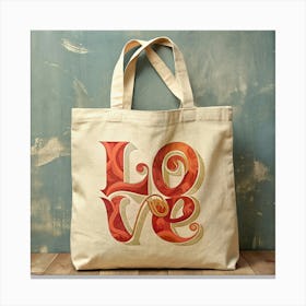 Love Tote Bag Canvas Print