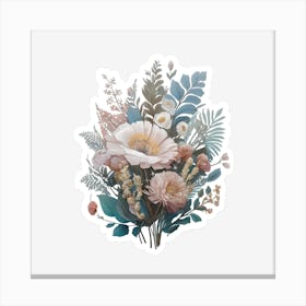 Bouquet Of Flowers 8 Canvas Print