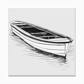 Boat In The Water Canvas Print