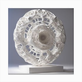 Spherical Sculpture Canvas Print