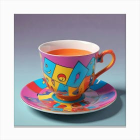 Tea Art 363 Canvas Print