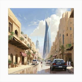 Bahrain City 2 Canvas Print