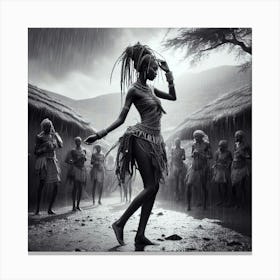 African Dancer 1 Canvas Print