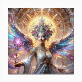 Angel Of Magic Canvas Print