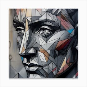 Geometric Face Canvas Print