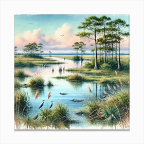 EverGlades Florida Canvas Print