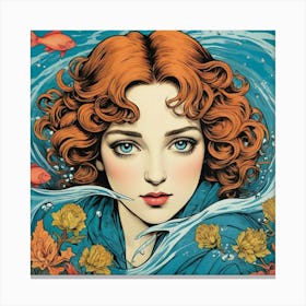 Mermaid 1 Canvas Print