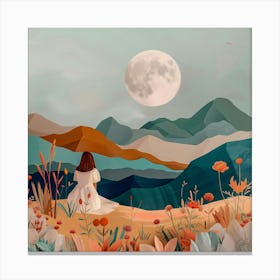 Landscape Painting 2 Canvas Print