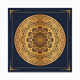 Luxury Mandala Background With Golden Arabesque Pattern Arabic Islamic East Style Premium Vector Canvas Print