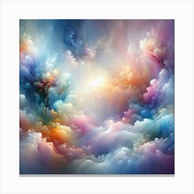 Abstract Of Clouds 1 Canvas Print