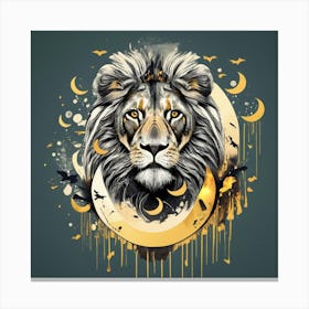 Lion Head Canvas Print