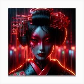 Japan Geisha Visual 125 Canvas Print