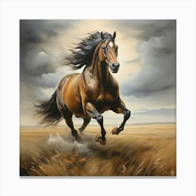 Horse Running 1 Canvas Print