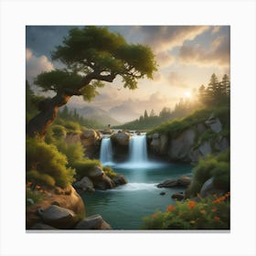 Waterfall Canvas Print