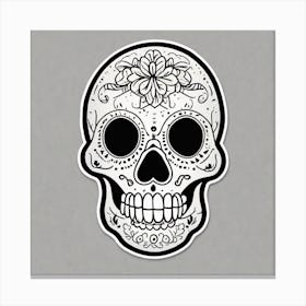 Sugar Skull Canvas Print