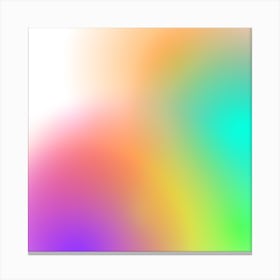 Abstract Rainbow Background 6 Canvas Print