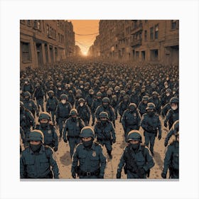 Police State 4 Canvas Print